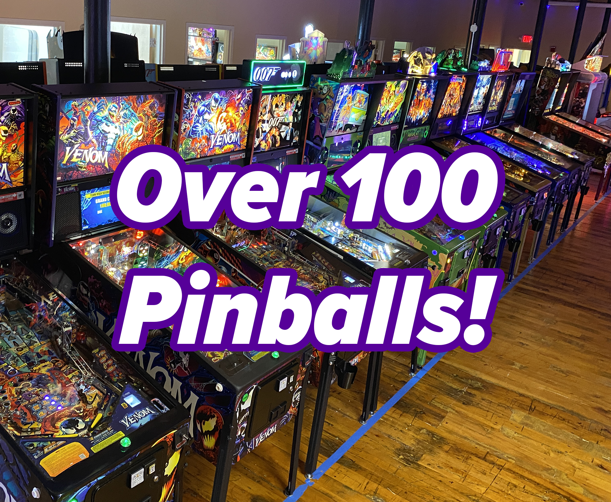 Over 100 Pinballs