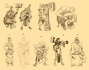 Starling Games, King's Forge Character Sketches