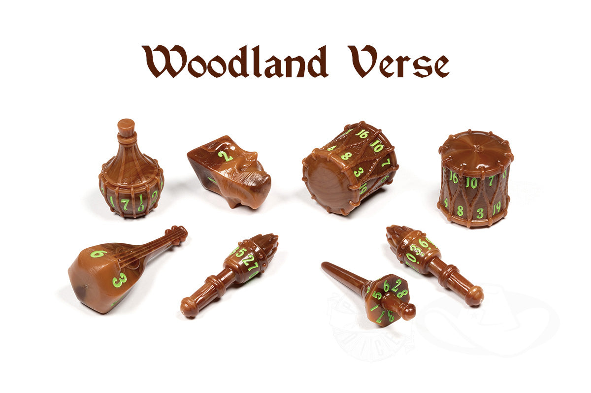 PREORDER PolyHero Bard 8 Dice Set