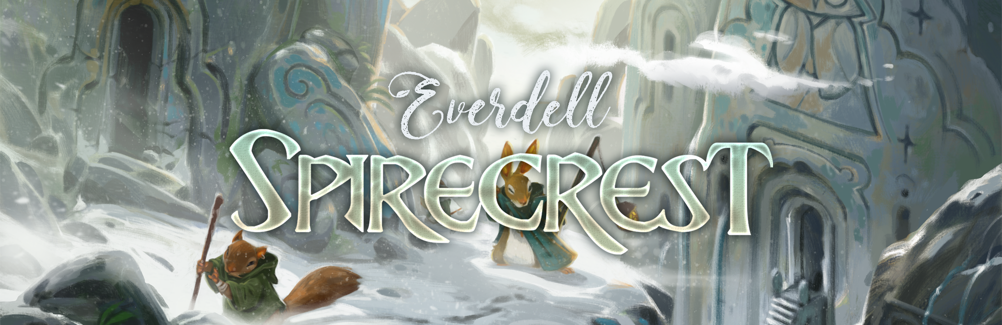 Enjoy the frozen mountains of the Spirecrest Everdell's second expansion