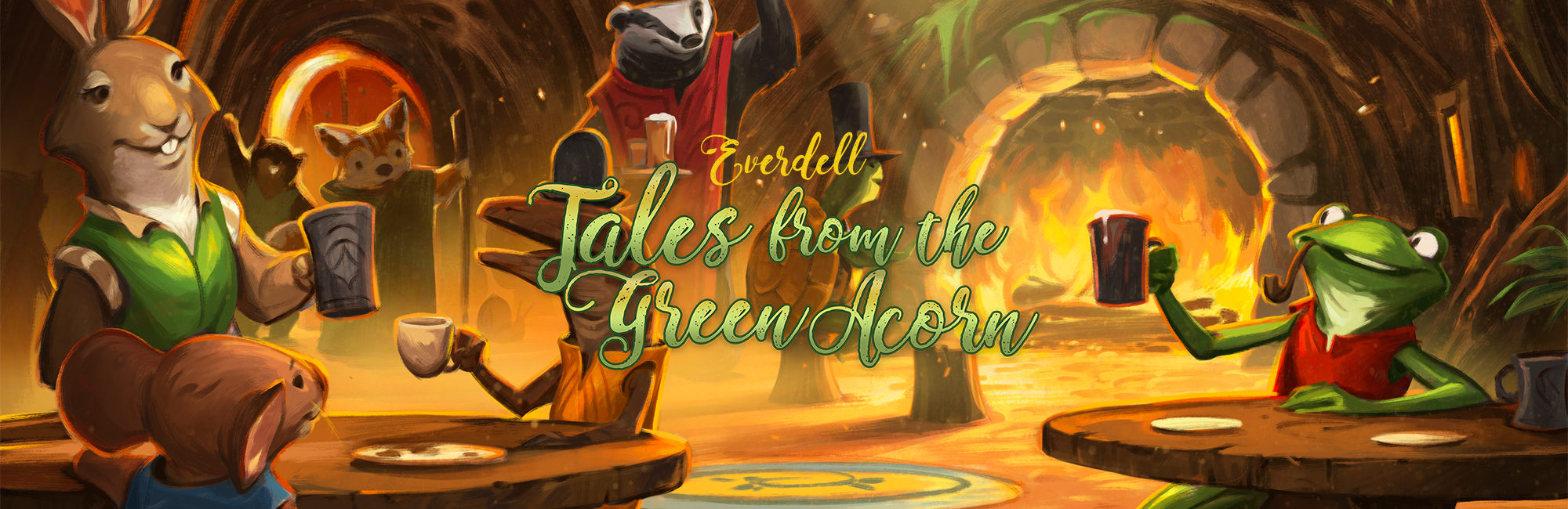 Everdell Tales from the Green Acorn expanded lore and new artwork