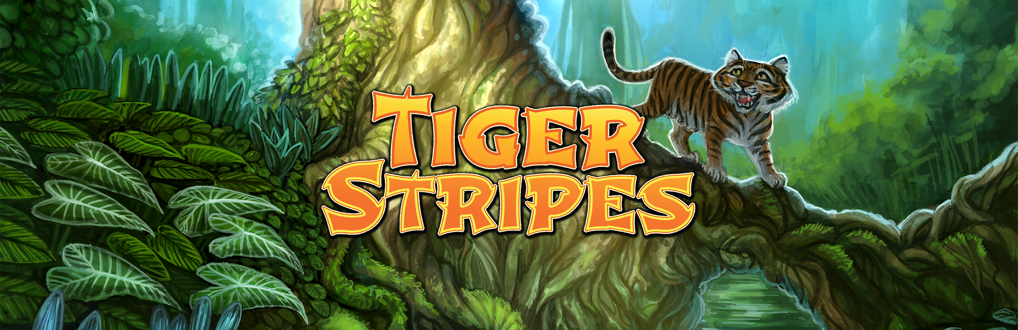 Tiger Stripes the card game.  Fun and easy card game for kids and children