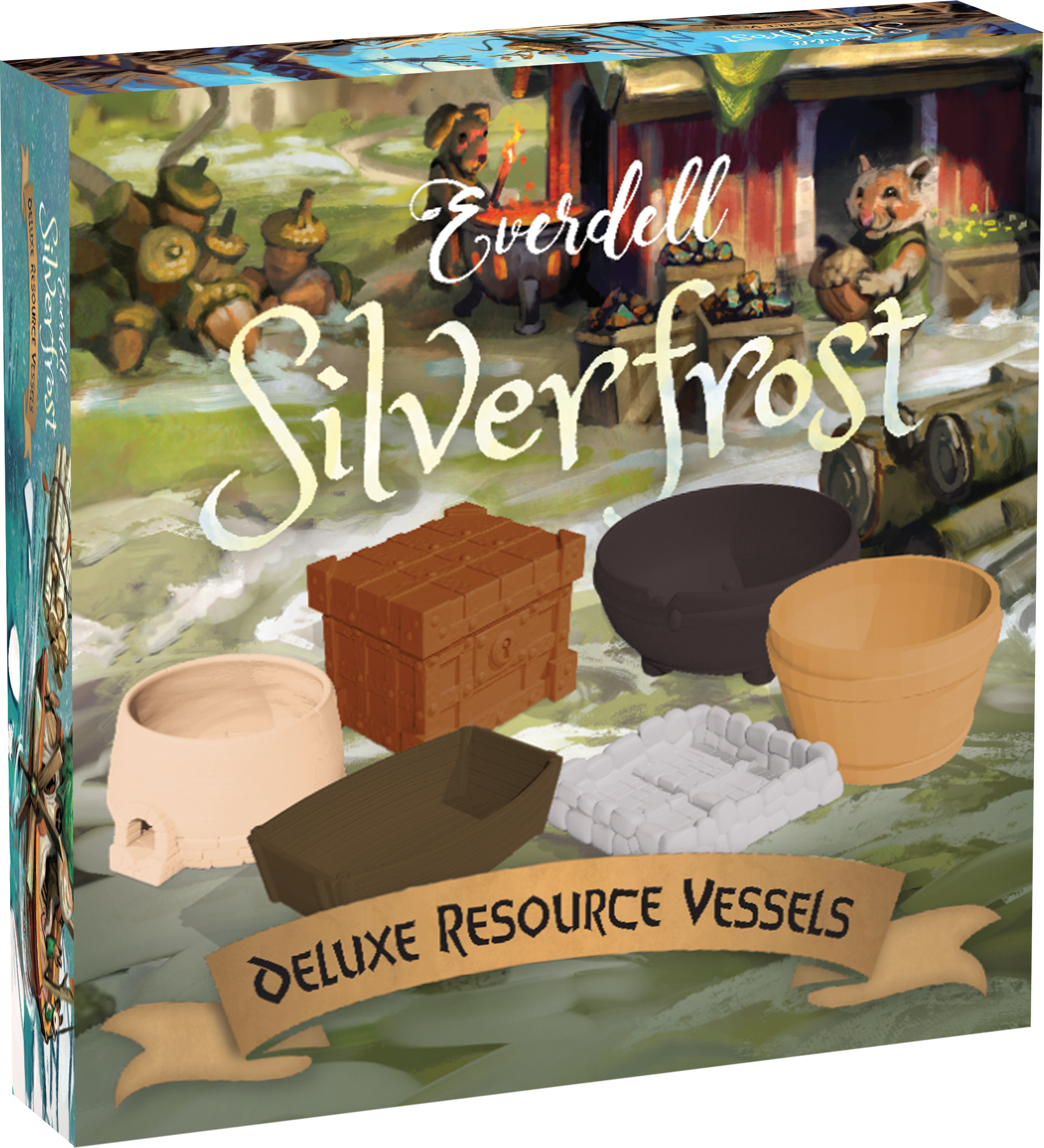 Everdell Silverfrost Deluxe Resource Vessels