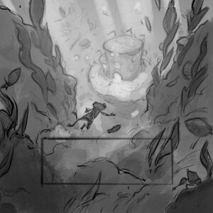 Starling Games, Everdell Pearlbrook Expansion Cover, Artists sketch