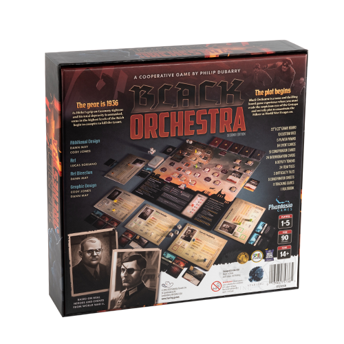 Black Orchestra back of box