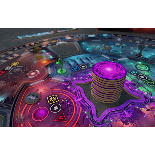 Anomaly board game pieces cards board and minis