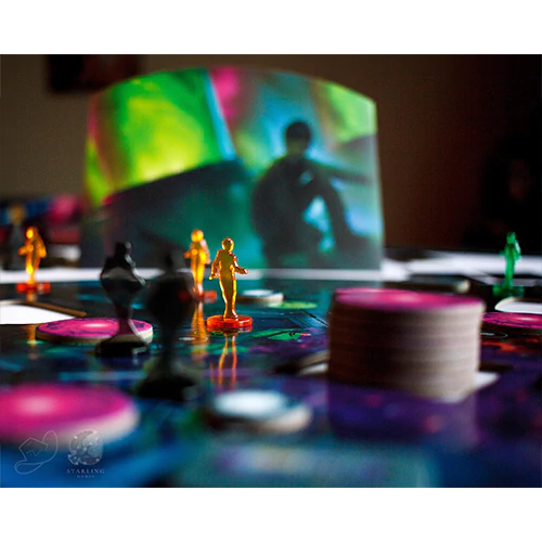 Anomaly board game pieces