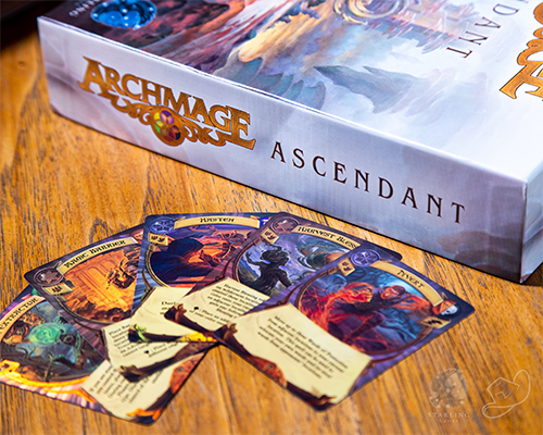 Archmage Ascendant board game expansion box and cards