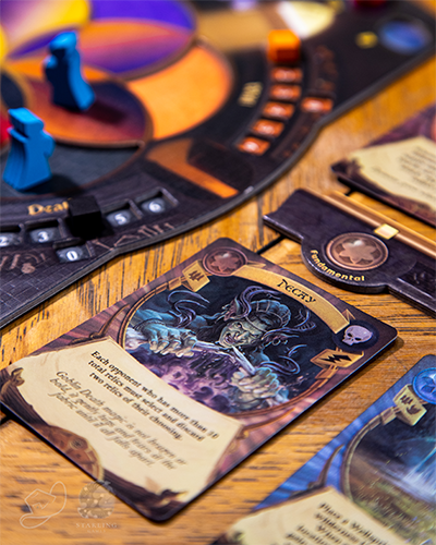 Archmage Standard Edition core board game card detail and game tiles