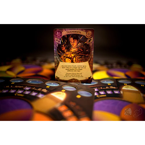 Archmage Standard Edition core board game card detail and game tiles