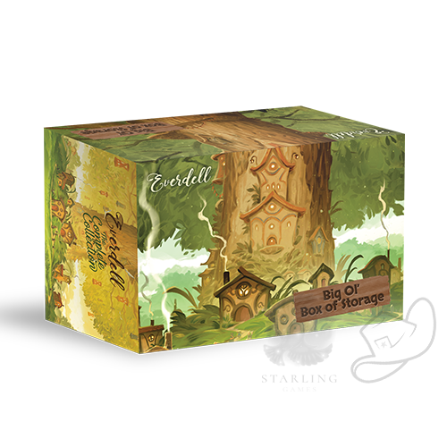 Everdell Big Ol' Box of Storage board dice game play strategy family night RPG Tabletop Win learn fantasy fun educational kids ages D20 Deduction player Cooperative Card Drafting solo Award Science Fiction Space Collect Collectible Collectable Novelty Bluffing resource control
