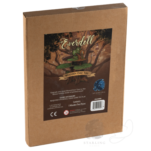 Everdell Wooden Ever Tree Pack board game accessory.  Wooden evertree
