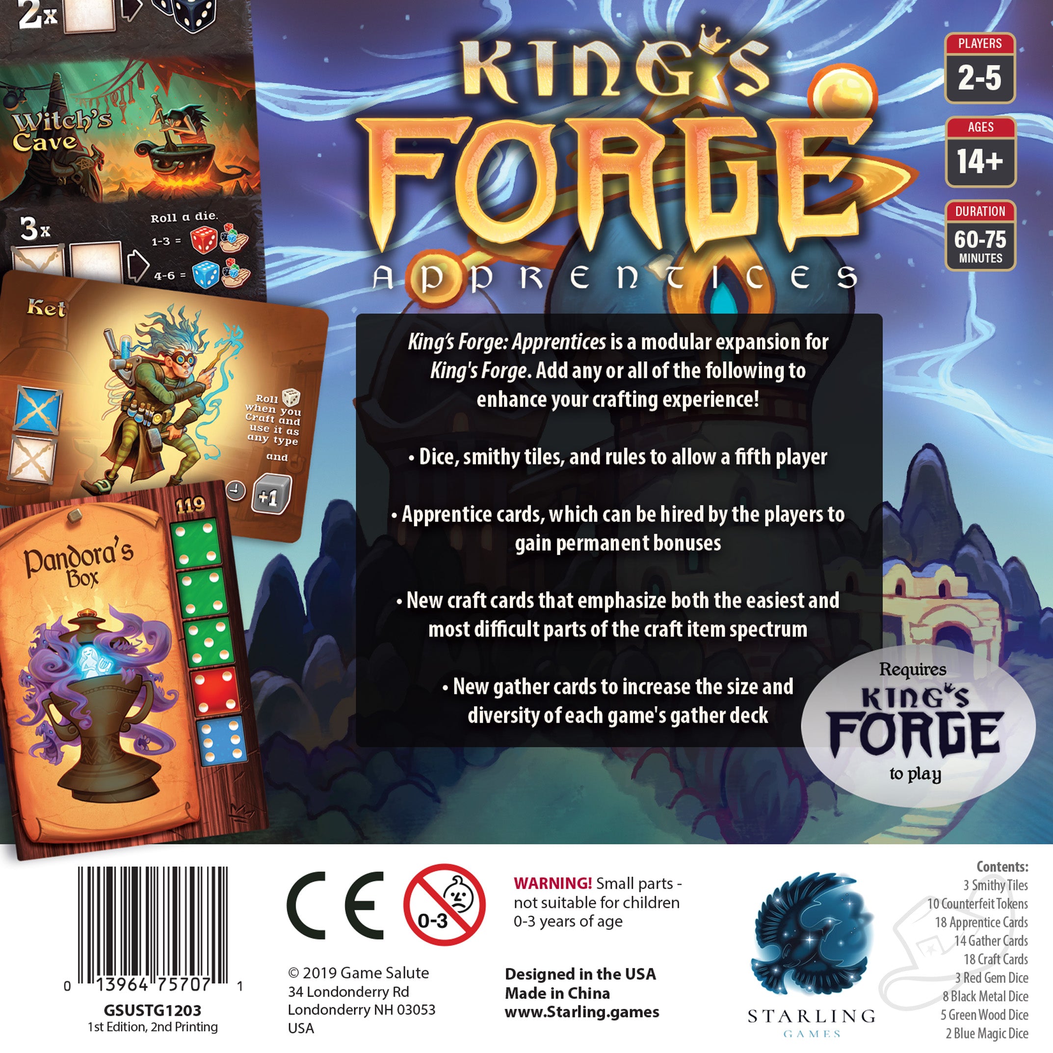 Kings Forge Apprentices Game Expansion