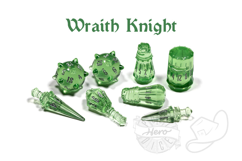 Products PolyHero Warrior 8 Dice roleplaying Set wraith knight