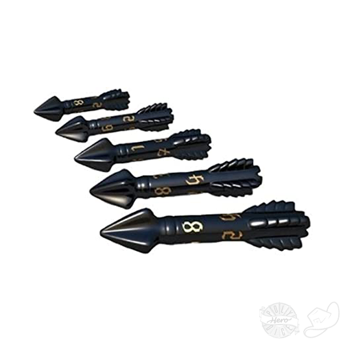 PolyHero Rogue d8 Crossbow Bolts Nightshade roleplaying dice