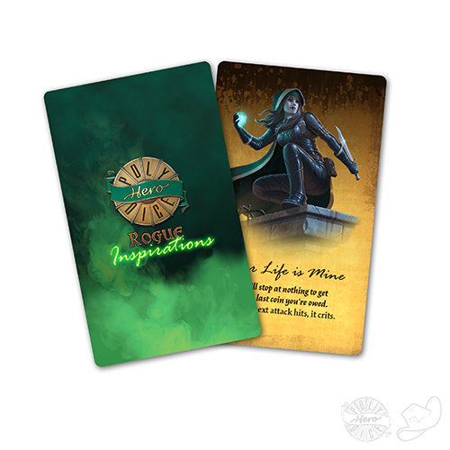 PolyHero rogue Inspiration roleplaying character Cards