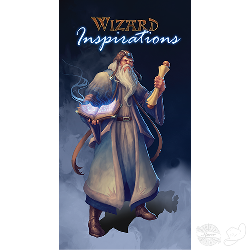 PolyHero wizard  Inspiration roleplaying character Cards