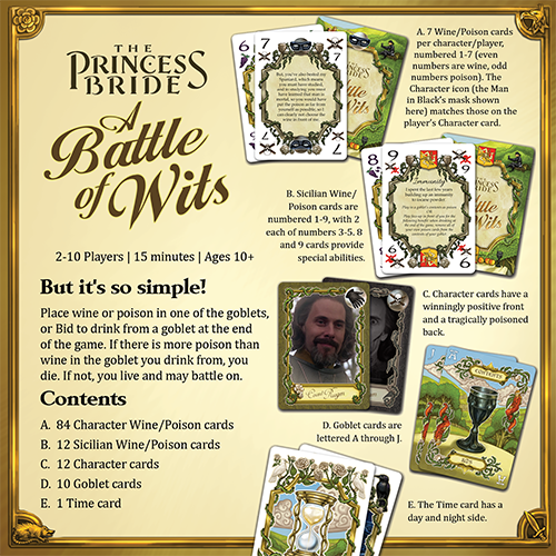 The Princess Bride Battle Of Wits 3rd Edition card game