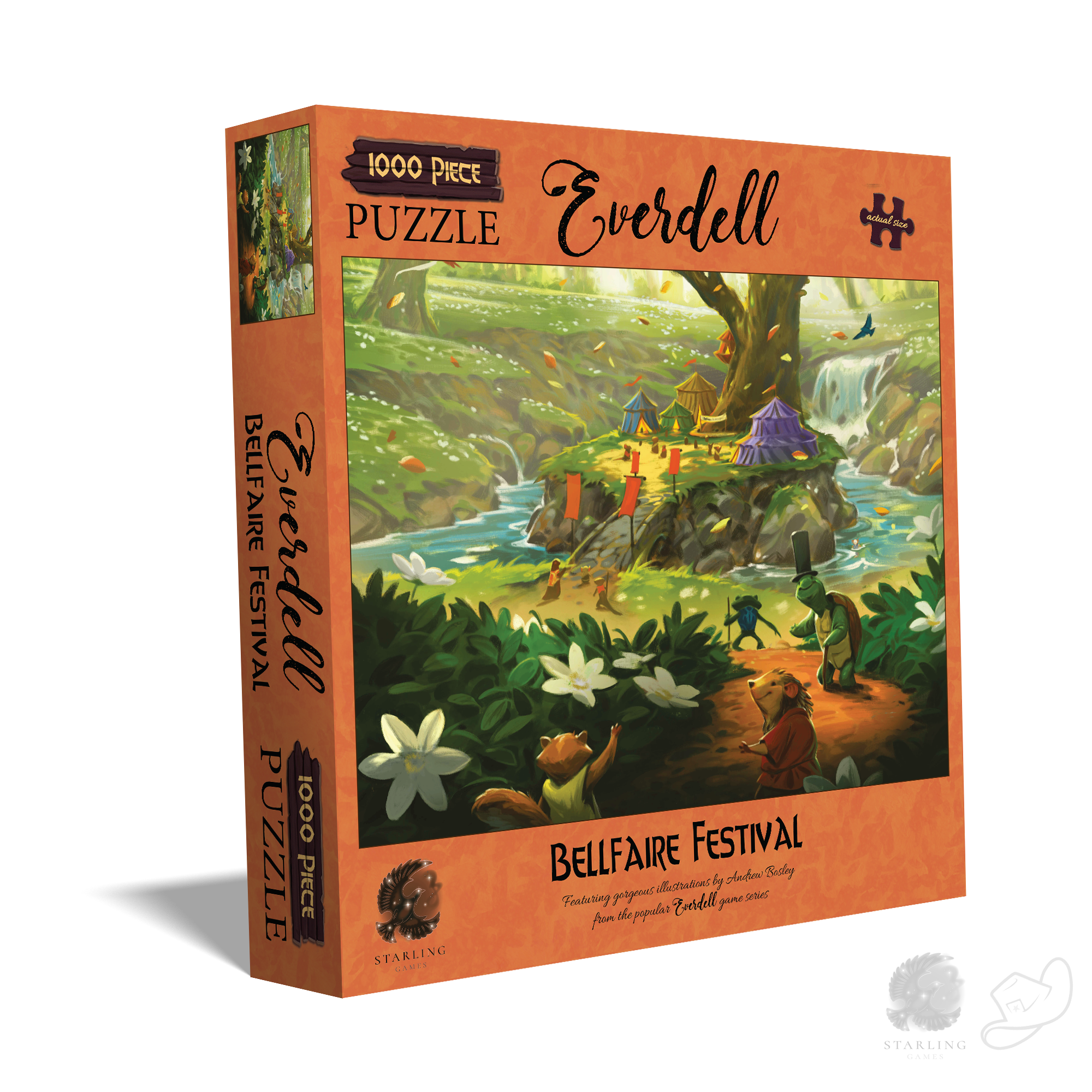 Puzzle 1000 pièces : Everdell - Peaceful Evertree